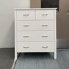 Picture of Orson Tallboy with 5 Drawers, Fully Assembled, White, Made in Malaysia