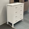 Picture of Orson Tallboy with 5 Drawers, Fully Assembled, White, Made in Malaysia