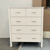 Picture of Argo Tallboy 5 Drawer Fully Assembled White Malaysian Made