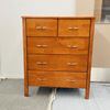 Picture of Argo Tallboy 5 Drawer Fully Assembled Dark Cherry Malaysian