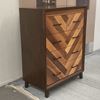 Picture of Triumph Tallboy, 6 Drawers (Top Hidden), Assembled, Walnut, Made in Malaysia