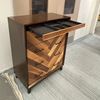 Picture of Triumph Tallboy, 6 Drawers (Top Hidden), Assembled, Walnut, Made in Malaysia