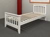 Picture of Cooper Solid Hardwood Single Bed with Trundle (White) | Made in Malaysia