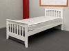 Picture of Cooper Solid Hardwood Single Bed with Trundle (White) | Made in Malaysia